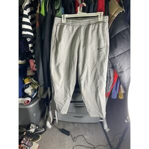Size S- Men's Nike Heather Gray Sweatpants- Straight Leg
